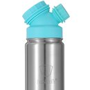 Einschulungs-Set: JuNiki&acute;s&reg; Lunchbox + Trinkflasche isoliert 420ml T&uuml;rkis