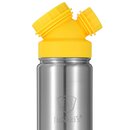 Einschulungs-Set: JuNiki&acute;s&reg; Lunchbox + Trinkflasche isoliert 420ml Gelb