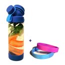TRITAN // 13,5OZ // SET WITH SILICONE BRACELETS //  BLUE...