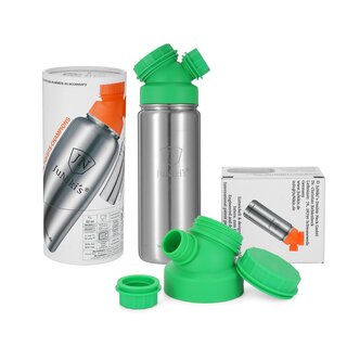 JuNiki&acute;s&reg; isolierte Trinkflasche 550ml - in 8 Farben Green