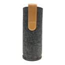 JuNiki&acute;s Double Neck - Flaschenh&uuml;lle Filz grau