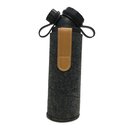 JuNiki&acute;s Double Neck - Flaschenh&uuml;lle Filz grau