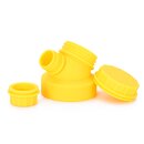 JuNiki&acute;s&reg; Double Neck&reg; Deckel - 3er Set Rot Gr&uuml;n Gelb