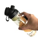 German engineered JuNikis Borosilicate Glass Flask 18oz + colored cap Green