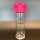 German engineered JuNikis Borosilicate Glass Flask 18oz + colored cap Pink