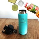 INSULATED STAINLESS STEEL FLASK // 18OZ // TURQUOISE