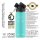 INSULATED STAINLESS STEEL FLASK // 18OZ // TURQUOISE