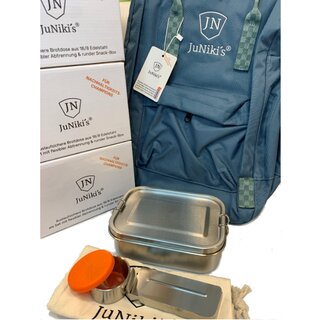 4 JuNiki&acute;s&reg; eco line Lunchbox Sets + 1 JuNiki&acute;s&reg; backpack