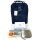 Kopie von 4 JuNiki&acute;s&reg; eco line Edelstahl Lunchbox Sets + 1 JuNiki&acute;s&reg; Rucksack Marineblau