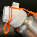 Cold Brew | JuNiki&acute;s&reg; eco line isolierte Edelstahl Trinkflasche 1 Liter + Edelstahl-Filter