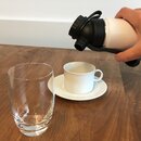 Exklusive JuNiki&acute;s Trinkflasche aus Edelstahl Vakuum-isoliert 550ml/18oz - wei&szlig;