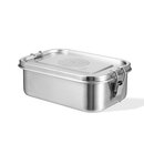 JuNiki&acute;s "Flower of Life" stainless steel lunchbox including 2 flexible divider and dipper box