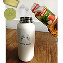 INSULATED STAINLESS STEEL FLASK // 32OZ // WHITE ANGEL