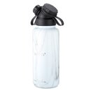 INSULATED STAINLESS STEEL FLASK // 32OZ // WHITE MARBLE
