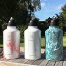 INSULATED STAINLESS STEEL FLASK // 64OZ // GRANITE