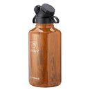 INSULATED STAINLESS STEEL FLASK // 64OZ // TEAK