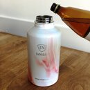 INSULATED STAINLESS STEEL FLASK // 64OZ // RED MARBLE