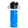 SET SINGLE WALL  GLASS FLASK + 2 SILICONE SLEEVES BLUE/GREEN