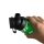 SET SINGLE WALL  GLASS FLASK + 2 SILICONE SLEEVES BLUE/GREEN