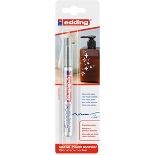 edding 751 CR Glanzlackmarker silber