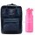 Promotion-Set: JuNiki&acute;s Rucksack + JuNiki&acute;s Trinkflasche 1 Liter Pink