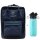 Promotional-Sets with 20 EUR Benefit: JuNiki&acute;s Backpack and 18oz insulated stainless steel flask Turquoise