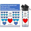 Set: 2 JuNiki&acute;s Glasflaschen zum Bemalen + 3er Edding Glanzlackmarker Pastell